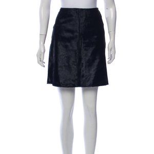 GIANNI VERSACE Pony-Hair Mini Skirt